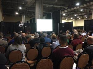 Active Shooter Expert Presentation to standing room only audience 